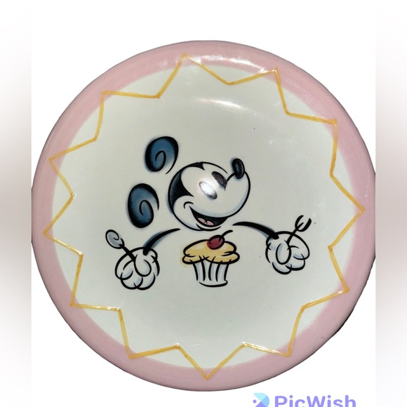 Disney Mickey Mouse dessert/salad plates set of 3 - Picture 2 of 5